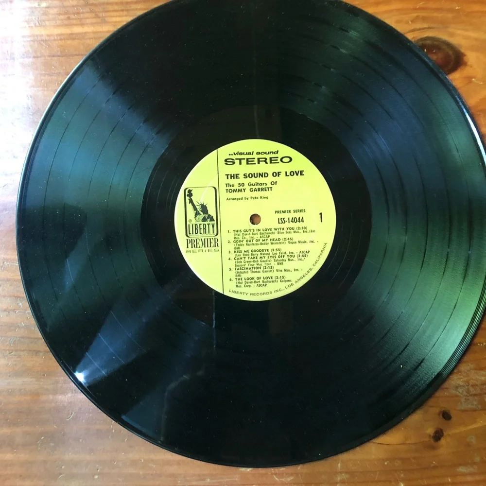 The Sound Of Love The 50 Guitars Of Tommy Garrett LP Record Album - Picture 7 of 8